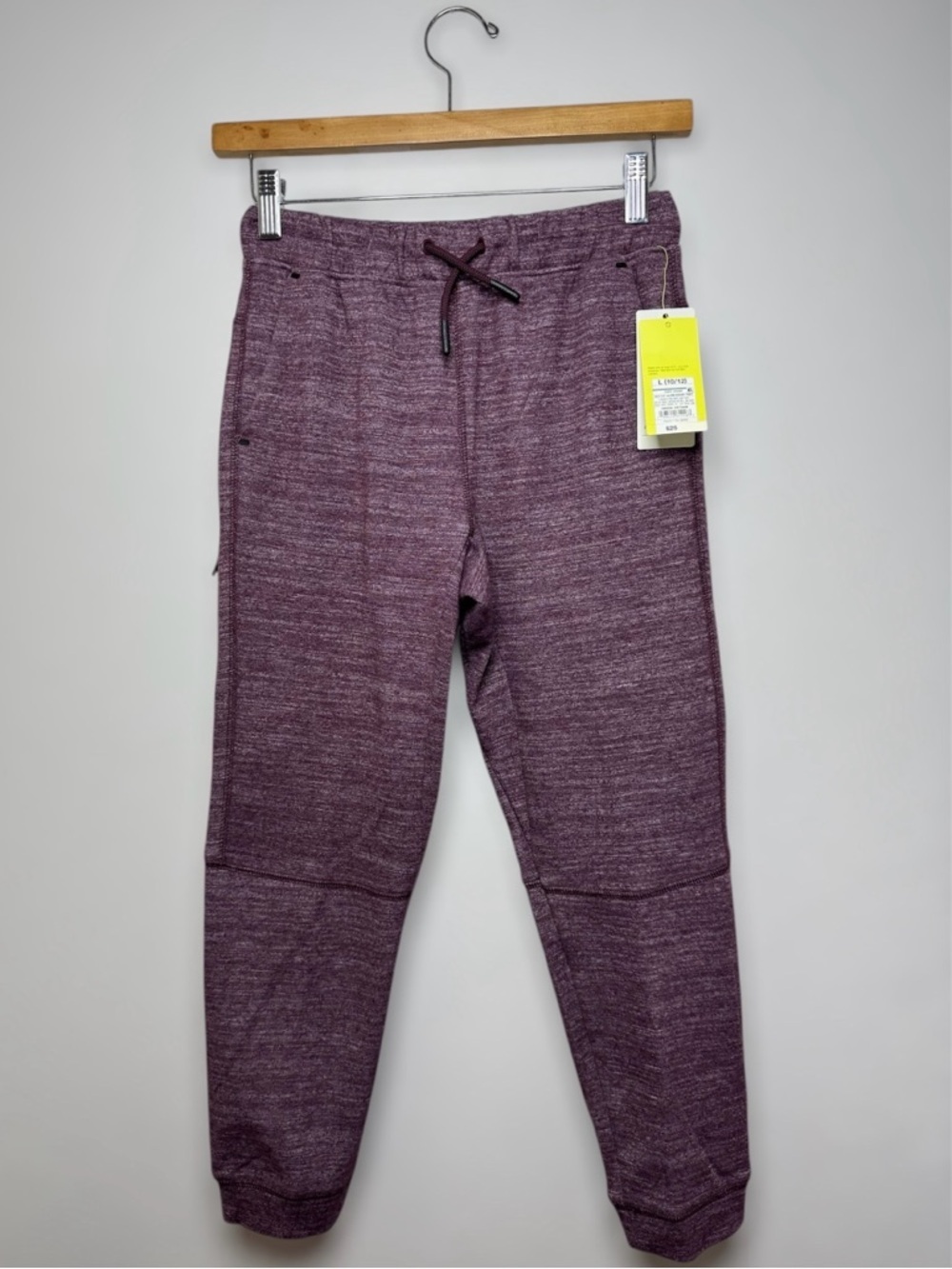 New all in motion Burgundy Ponte Jogger Sweatpants Boys in Large